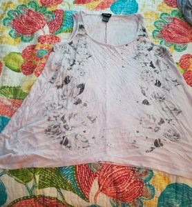 Women's plus size purple tank